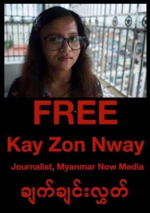 On this World Press Freedom day, I want to highlight that 73 Myanmar journalists were arrested since the coup and more than 40 are still in detention including this amazing woman video journalist Kay Zon Nway who was arrested at the protest site while covering news.