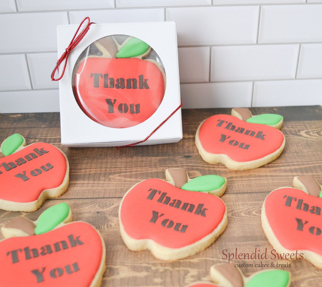 Splendid_Sweets's tweet image. Teacher Appreciation cookies