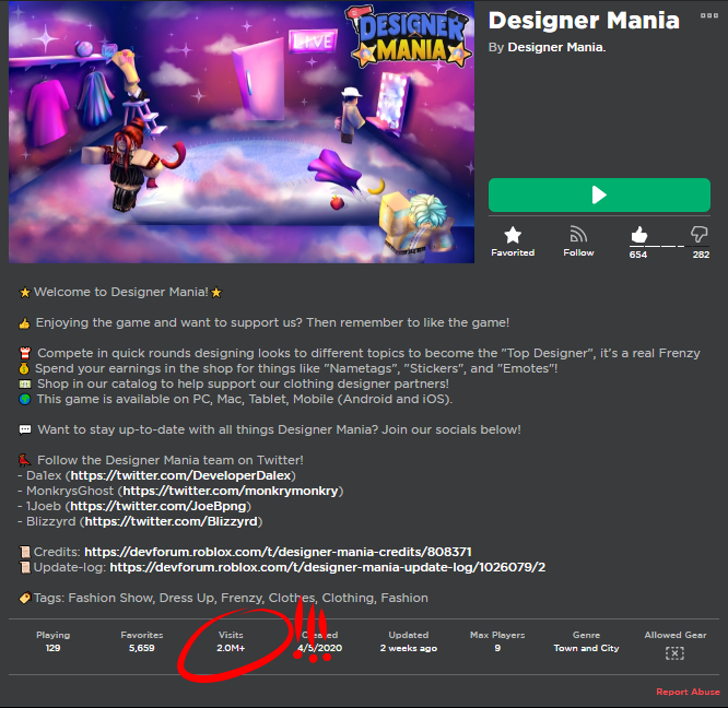 Rtc On Twitter News Designer Mania Hit 2 Million Visits The Game S Creator Developerdalex Does Say An Update Will Be Soon He Also Says In The Summer Update That Leaderboards Will Be - cant see game because leaderboard in the way roblox tablet