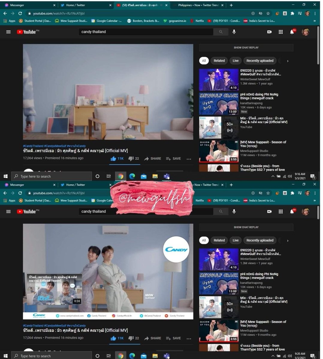 1-4 (laptop) #Candyชีวิตดีเพราะมีเธอ #CandyxMewGulf @MSuppasit  @gulfkanawut