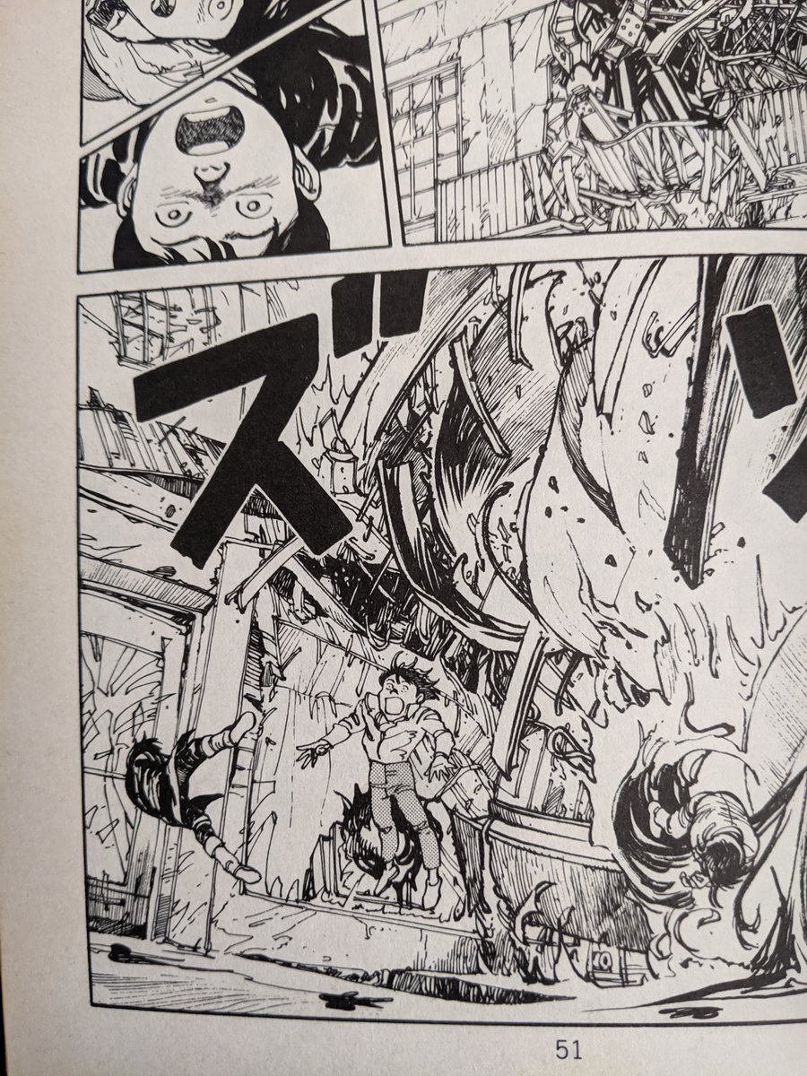 作画資料として『AKIRA』読み返してたけど、このシーンの甲斐ホントに可愛い。見る度に思う。 