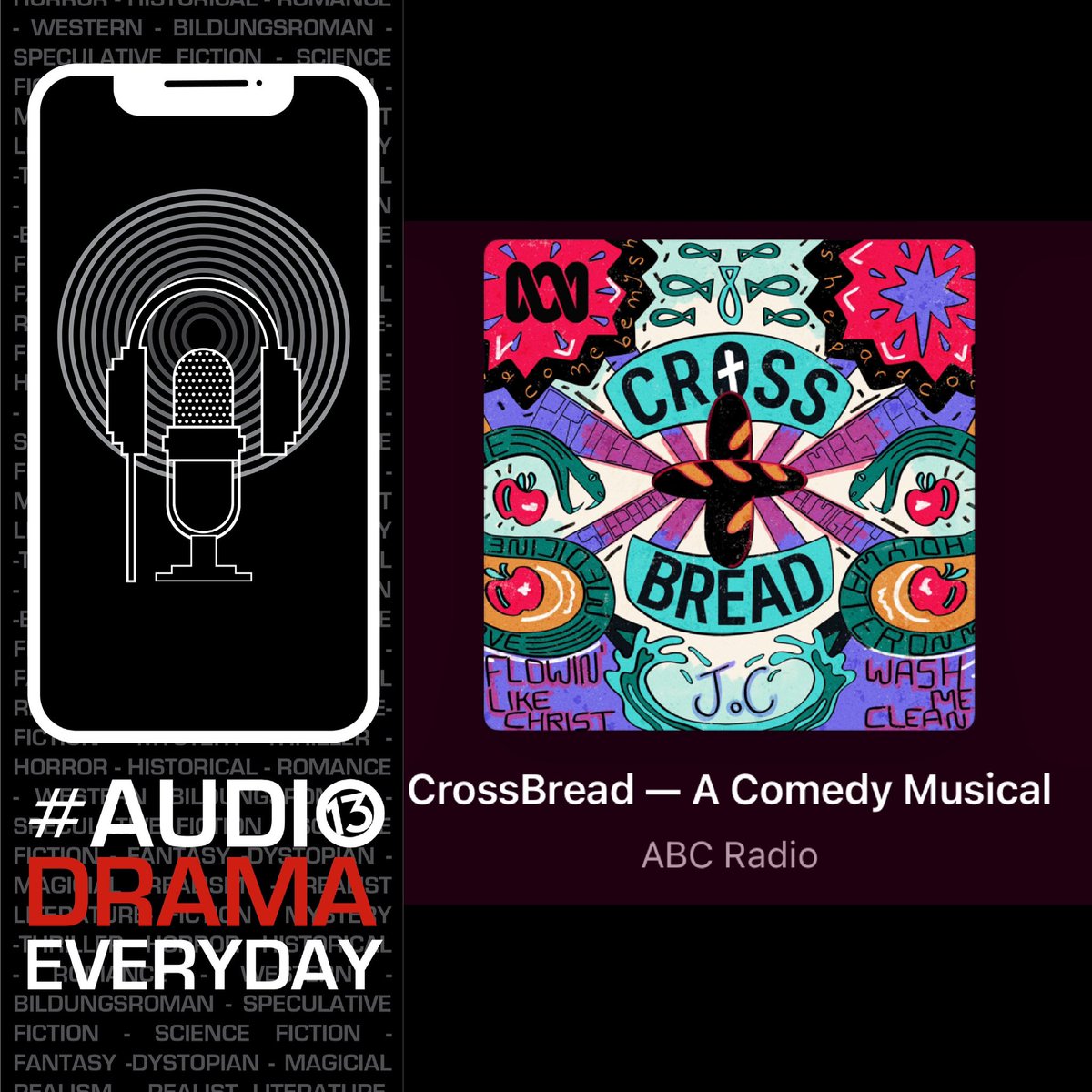 mattleong13's tweet image. #audiodramasunday #audiodramaeveryday #scriptedpodcast #audiodrama
@thetruthfiction @yourpaljonathan #crossbread #abc #spinaltap #australianbroadcastcompany #CrossbreadPodcast #comedymusical