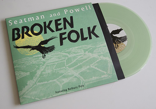 7th May Bandcamp Friday, there will be copies of Seatman & Powell ’s Broken Folk ep (Featuring Belbury Poly, artwork by Jim Jupp, green vinyl) available on Bandcamp for the 1st time. @Douglas_Powell #BandcampFriday #BelburyPoly