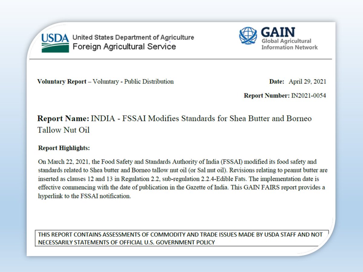 USDA India on Twitter: "#GAINReport #ReportAlert for your reading