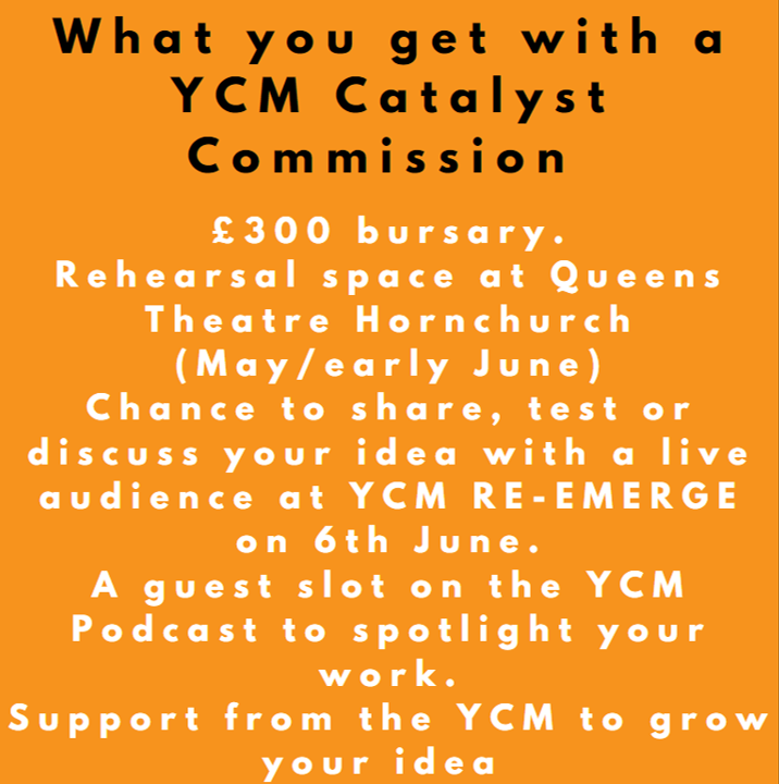 🚨Just over a week to get your application in for our YCM CATALYST COMMISSION ! 
  It doesn't matter how BIG or SMALL your idea is, we want to help you grow it into something more 🏆
 👉tinyurl.com/YCMCatalyst👈

Any questions just drop us a message.