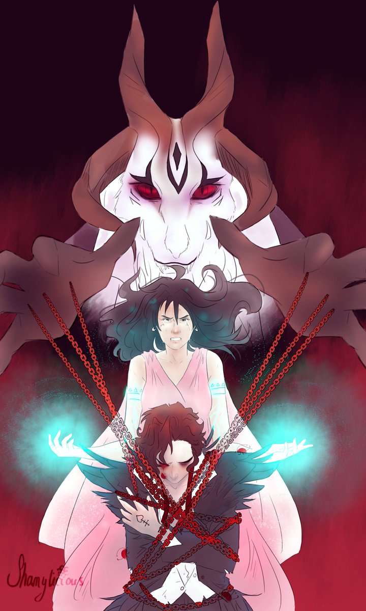 shamylicious's tweet photo. i worked so hard on this T___T damn it !! so emotional right now. Last Book..

inspired by My Demons - Starset

i mean how can a damn song fits so perfect for Julians story???!!!! *sobbing*

#thearcana #thearcanagame #julian #devorak #juliandevorak #thedevil #thearcanafandom https://t.co/36tUkTcykP