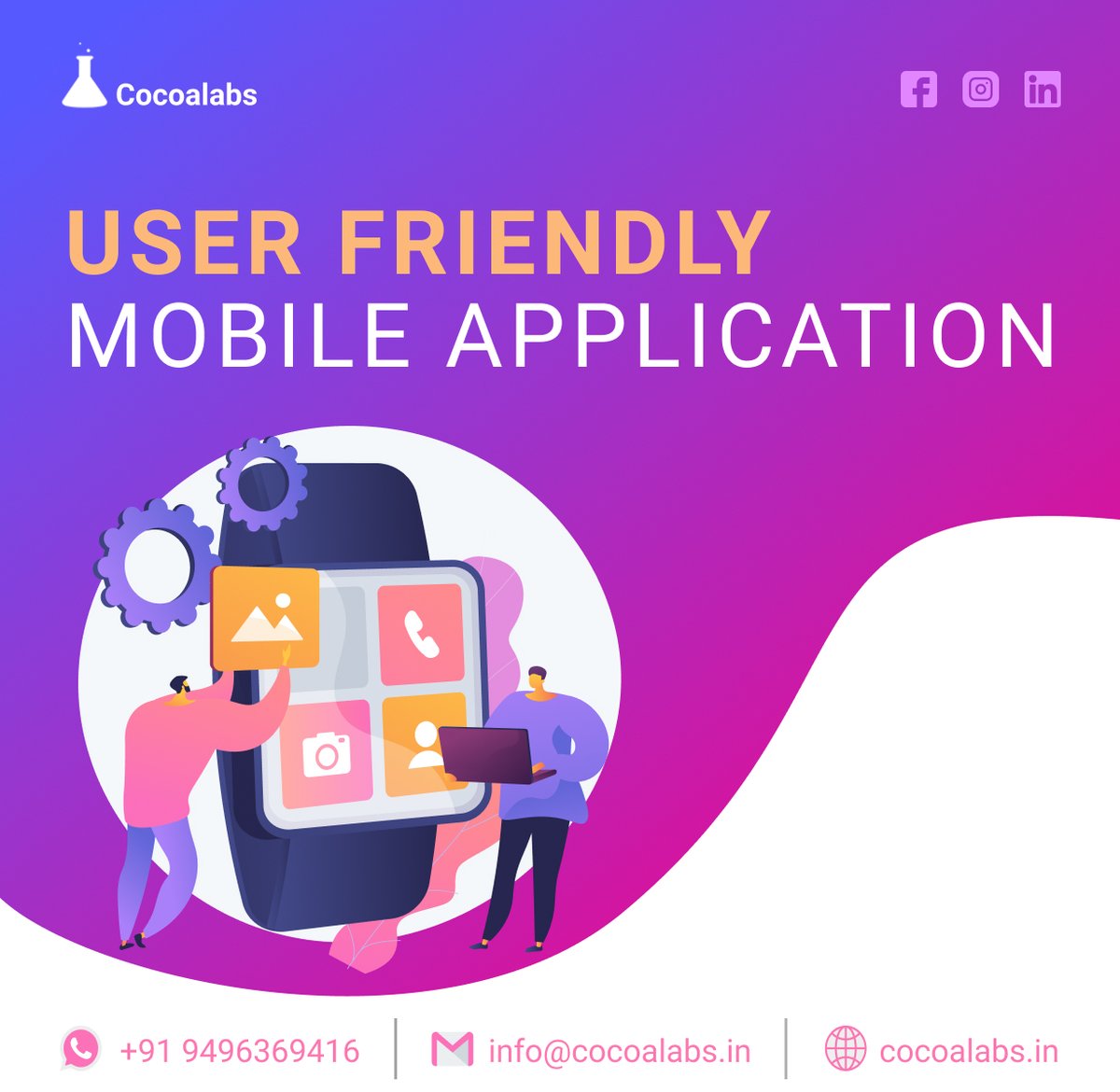 Cocoalabs India (@cocoalabsindiak) on Twitter photo Owning a Mobile application to run your business would be an added unlimited features and advantages for your success in the field and you can really stand out from your competitors.
📞 : +91 9496 369 416
📧 : info@cocoalabs.in
#appdevelopment #appdeveloper #webdevelopment #app Owning a Mobile application to run your business would be an added unlimited features and advantages for your success in the field and you can really stand out from your competitors.
📞 : +91 9496 369 416
📧 : info@cocoalabs.in
#appdevelopment #appdeveloper #webdevelopment #app