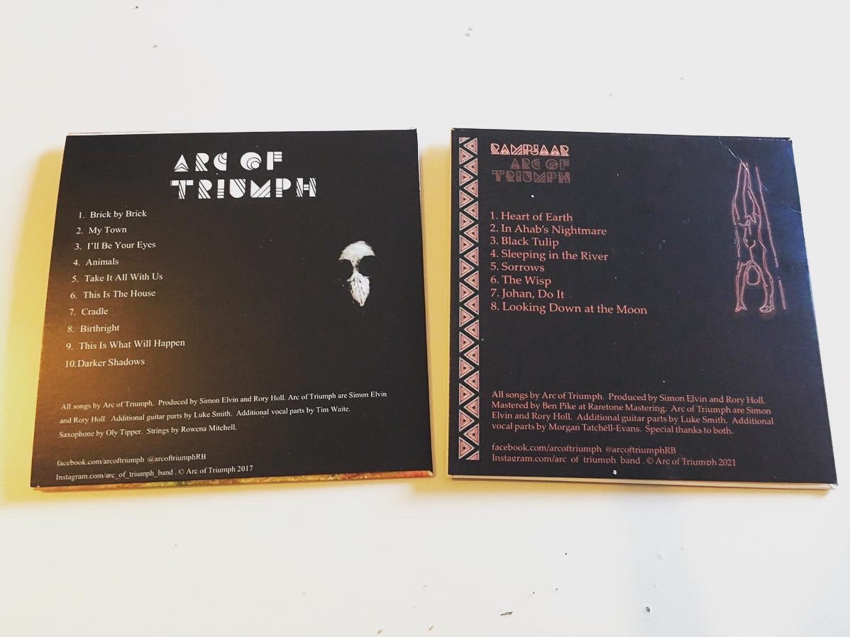 You can now buy physical copies of Rampjaar here: arcoftriumphband.bandcamp.com/album/rampjaar