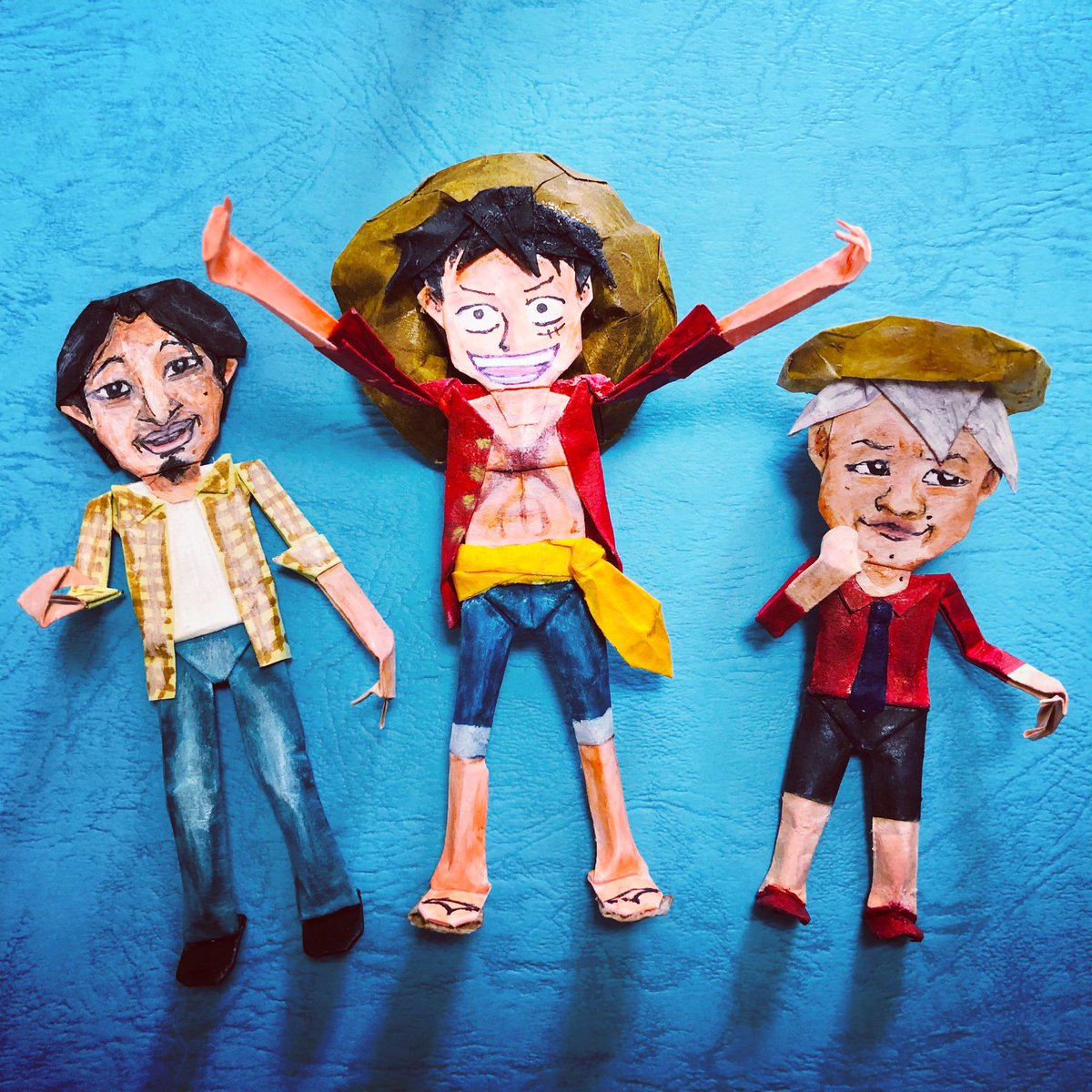 ゆうちゃん ルフィ ひろゆき ゆたぼん ふたりとも仲直りして一緒に冒険の旅に出ような よし みんな 出航だ By Yusuke Ito 折り紙 Orifigure ひろゆき ゆたぼん ワンピース 折り紙作品 ルフィ 海賊王 尾田栄一郎 集英社 T