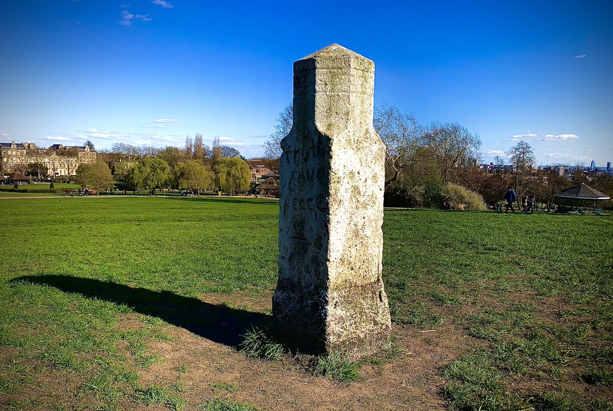 1/. Two hundred years ago, a slab of Purbeck stone was set deep into a hillside overlooking LondonCalled the Free Speech Stone, it is a place where people have gathered whenever their rights were under threatOn  #WorldPressFreedomDay   it is time to gather there again.  #WPFD2021  