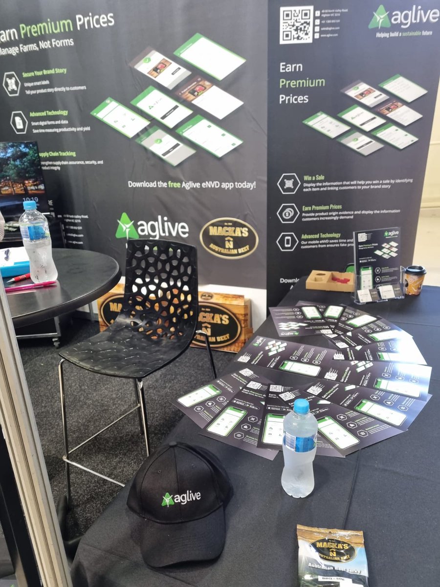 PaulRyanAglive's tweet photo. Aglive is at Beef Week 2021! To discover how our traceability solution ensures you get premium prices, brand security, and consumer safety, drop by our stand along with Mackas Black Angus Beef.
#Paddocktoplate #Foodtrace #Australianmeat #Foodsafety #Aglive #Mackas #Beef2021 https://t.co/9NPjPrQqHn