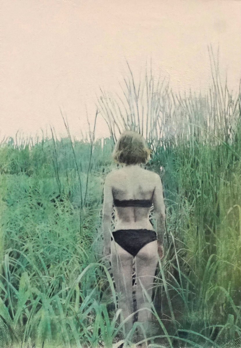 SaatchiArt's tweet image. Addressing a range of current themes and issues, #ArtistOfTheDay Peter McArdle uses his painting skills to make a statement about people and the changing face of contemporary culture. Discover his portfolio today. l8r.it/CgqM

[Untitled (Path 9) by Peter McArdle]