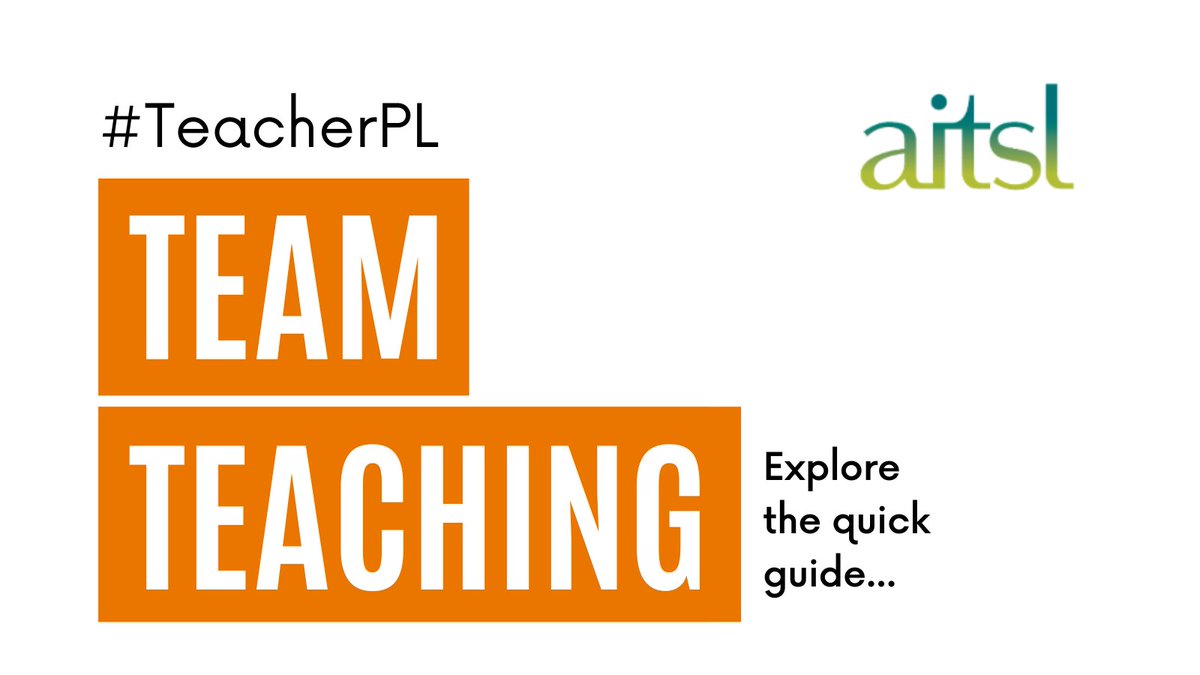 aitsl's tweet photo. Quick guide | Team teaching tips and how to get started: https://t.co/bQ1GJLrswk

💡 More ideas at https://t.co/esNz0KL5iy

#TeacherPL #TeamTeaching https://t.co/vy4TzH0iZ2