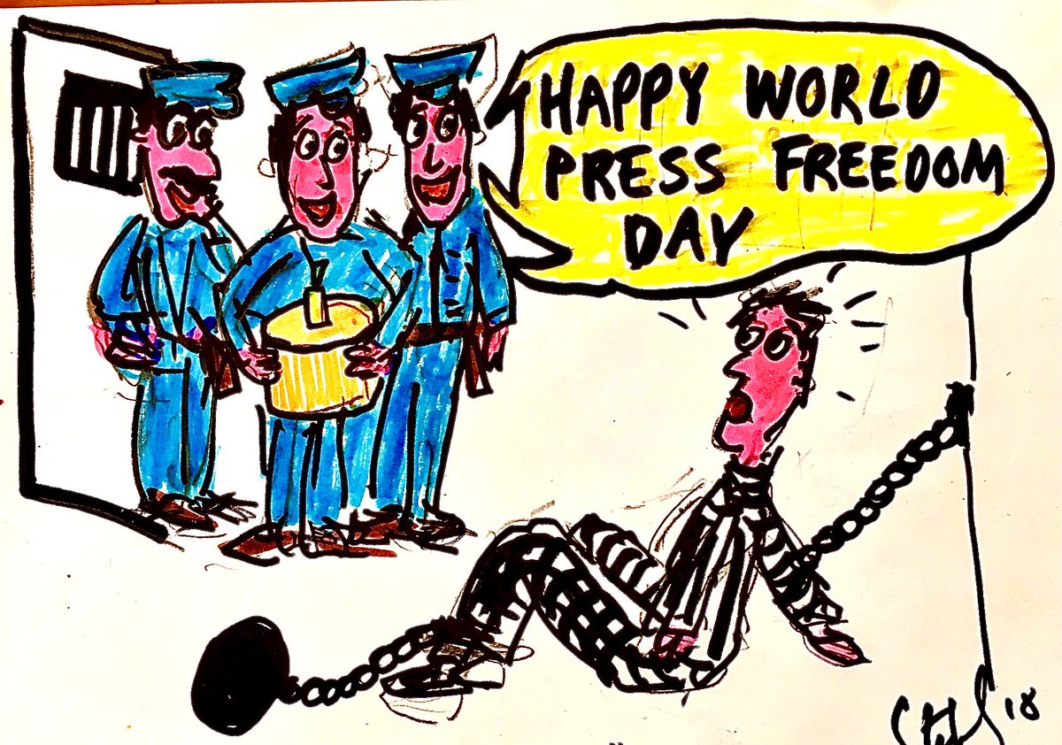 3/. “The moment we no longer have a free press, anything can happen. What makes it possible for a totalitarian or any other dictatorship to rule is that people are not informed.” (Hannah Arendt)These are dark days for press freedom ALL around the globe. #WorldPressFreedomDay  