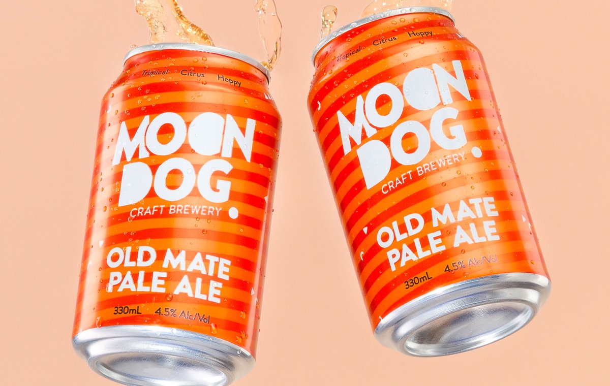 It's Old, it's new. It's new Old Mate. @moondogbrewing returned to the drawing board for their biggest seller. Old Mate relaunched today with a new recipe, a little less booze, and three times the dry-hopping. craftypint.com/beer/3782/moon…