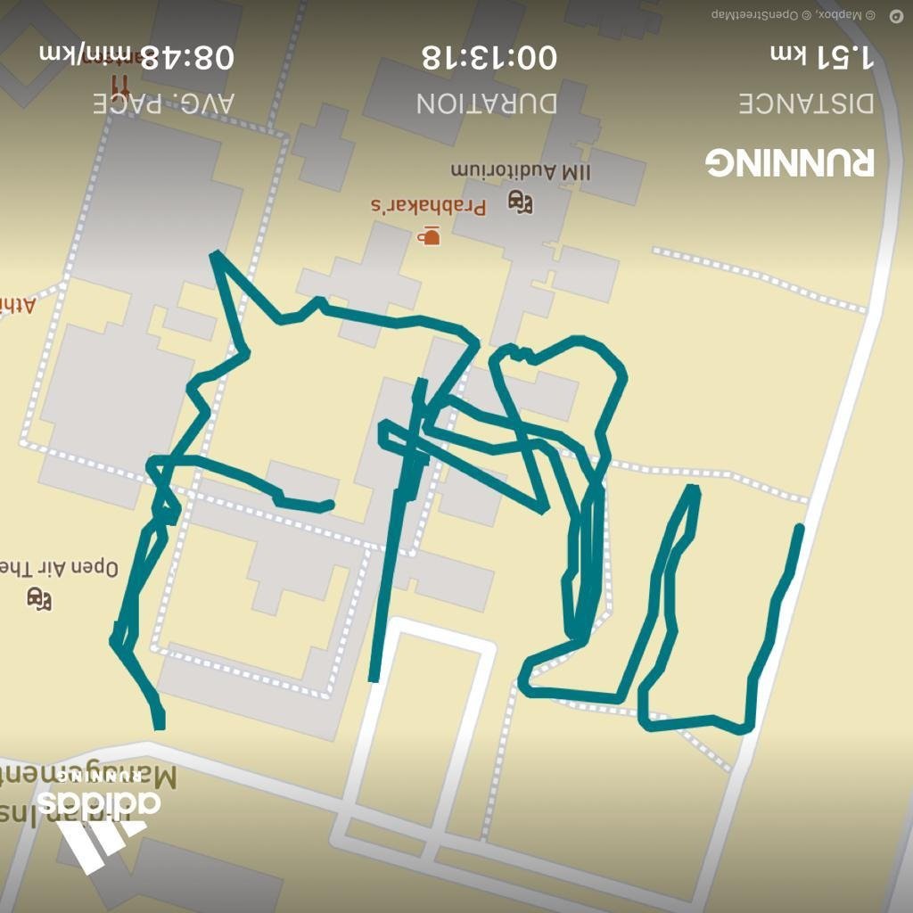 rsrini108's tweet image. FAU at IIMB, Bangalore. @moeslein @Hornegger Not as clean as some other cities with straight and perpendicular roads (Bangalore is under lockdown), and this is inside the IIMB campus ... between buildings and parking lots and gardens.