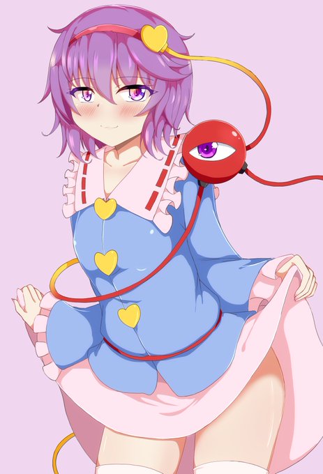 pixivのお絵かきまとめのさとり様リメイク後と前 