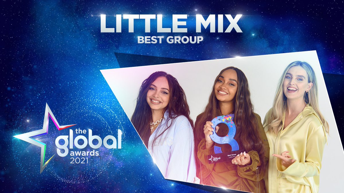 .@LittleMix won as “Best Group” at this year’s #TheGlobalAwards.