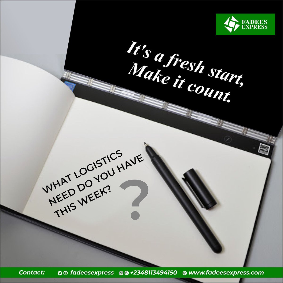 FadeesExpress's tweet image. It's a brand new day and we are pumped up to give you excellent service.
.
We Ship your Parcels from CHINA , US AND UK to NIGERIA via seamless Air and Sea Freight services
.
Same day Lagos delivery available 
.
Send a DM or CALL 0811 349 4150 
#naira
#FixTheCountry