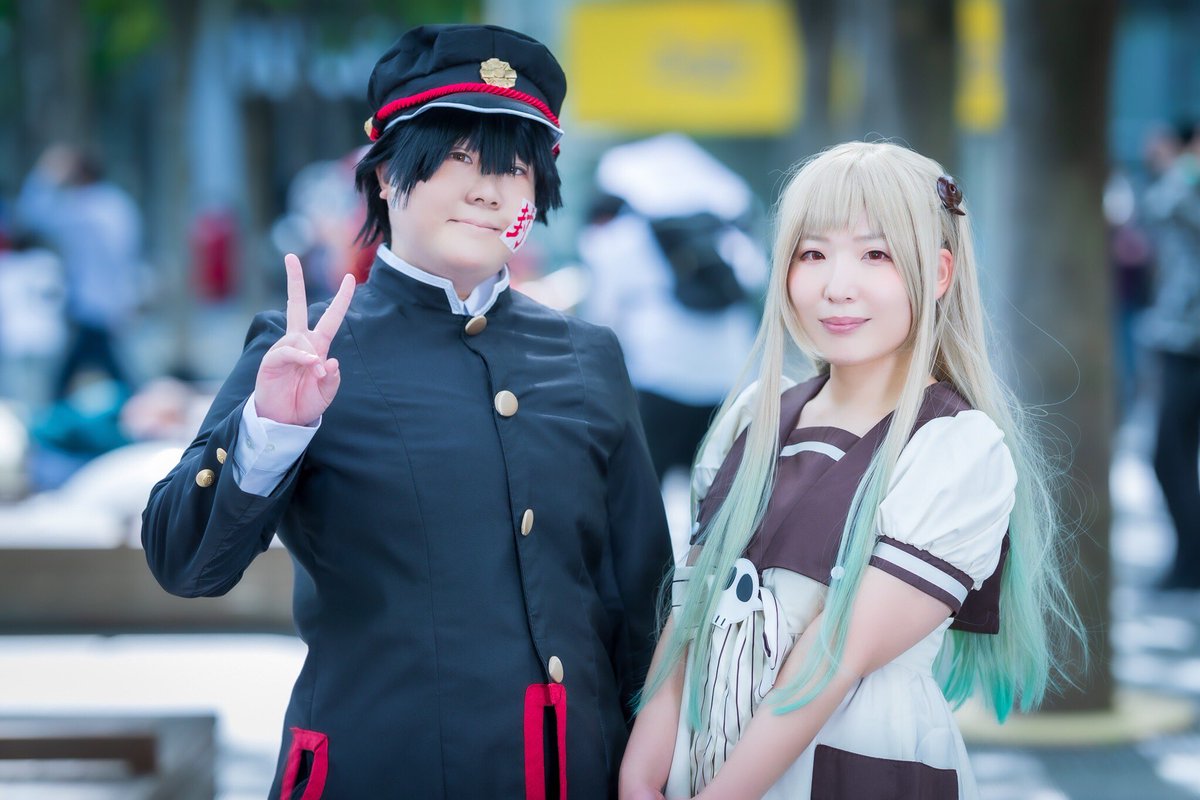 コスプレ 4/24a! 地縛少年花子くん 八尋寧々→もちゃ 花子くん→夕星