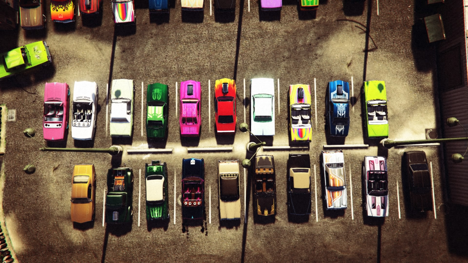 Flatparty 最後はフラぱがテンションぶち上がったお車2台と 真上からのショット ダウンタウンで合流するローライダー S いやはやとっても楽しかったのです Ps5share Grandtheftautov ぺにょん純 ローライダー S T Co Nqev315khu Twitter