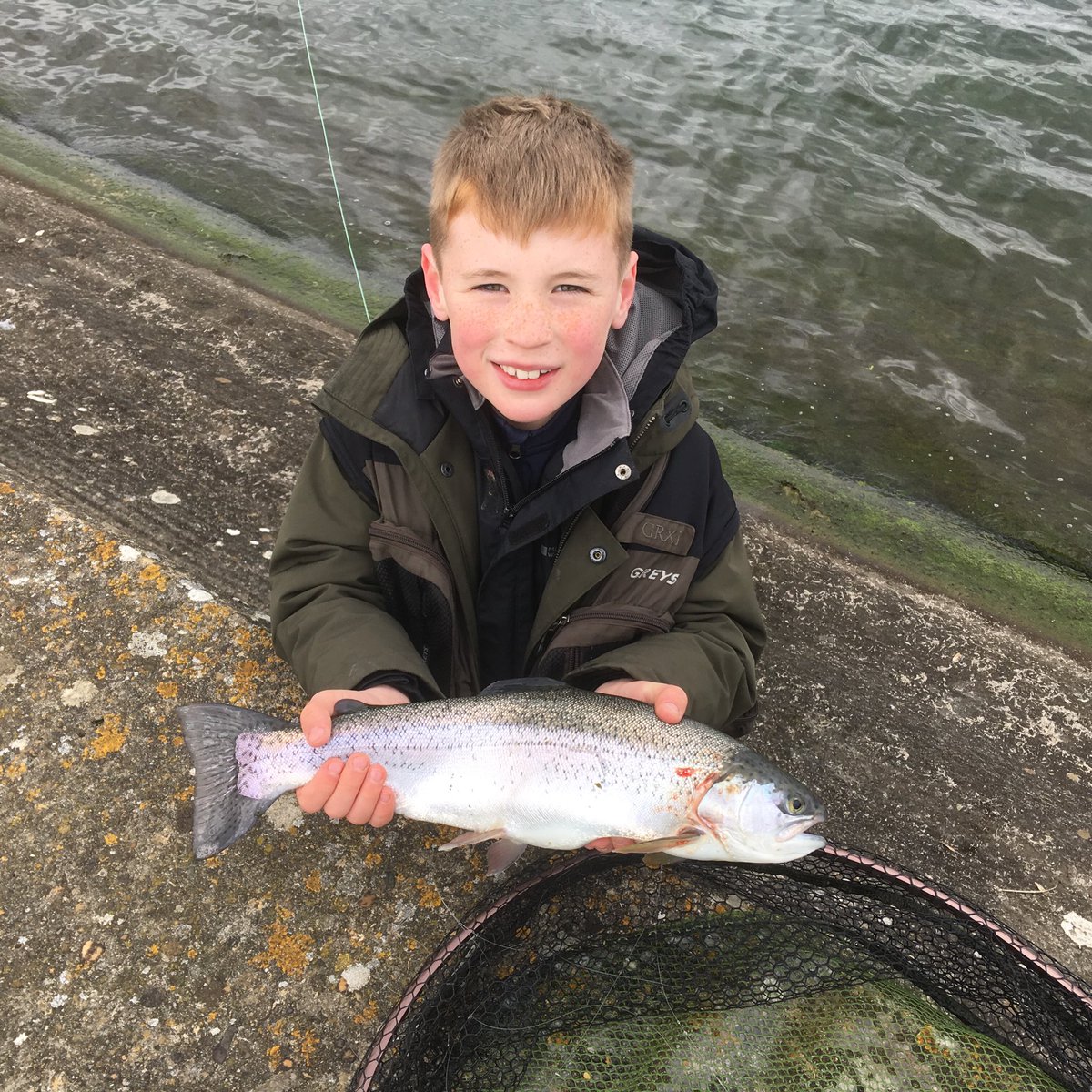 Leo and his very nice 3lber from F2 on a buzzer