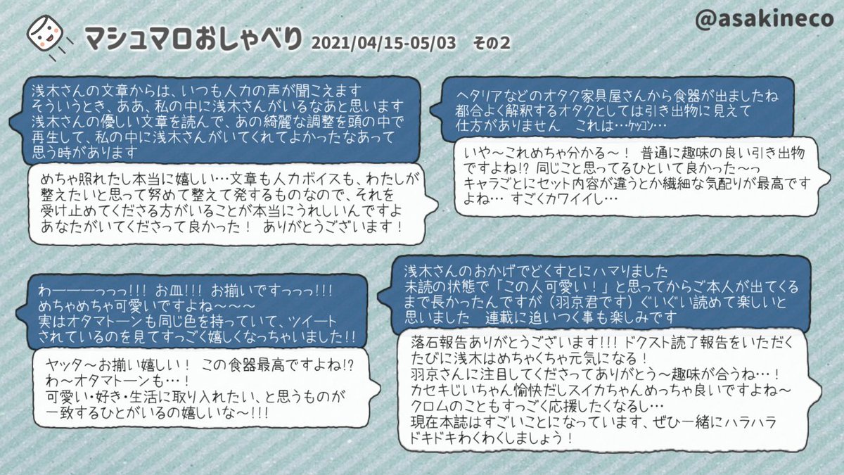 ましゅまろおへんじまとめ4 21 05 ましゅまろおへんじまとめ4 21 05