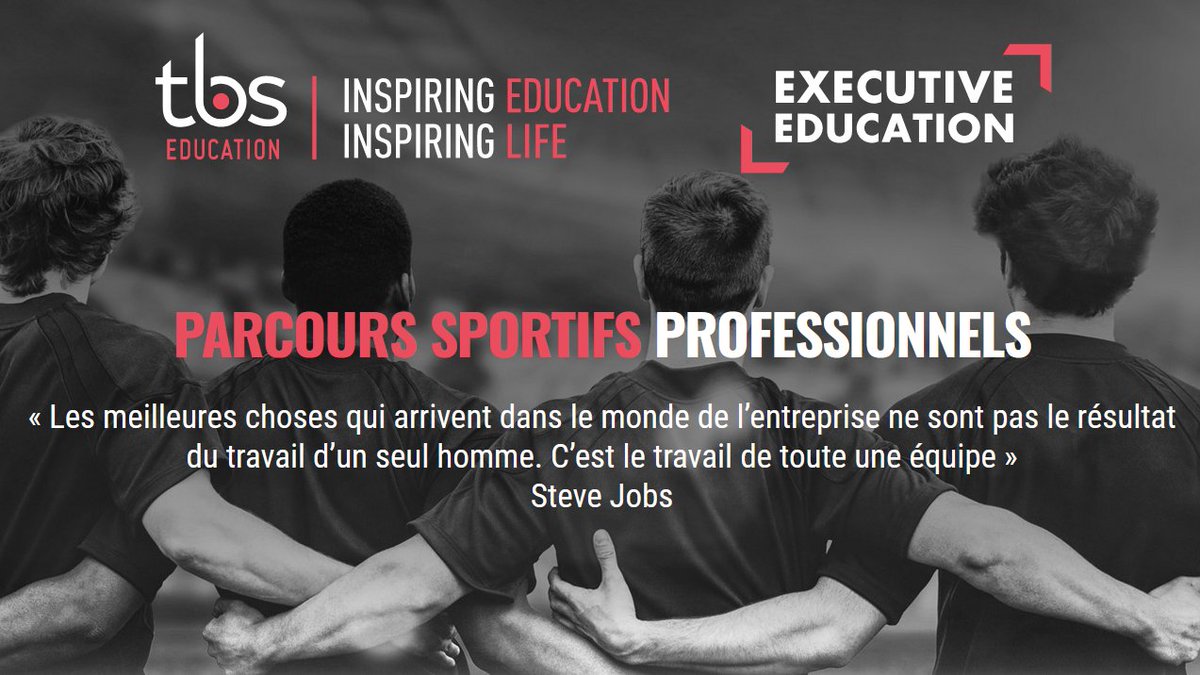 Merci au <a href="/SNBasket1/">Basketball Players' Union</a> pour sa confiance ! 🙏

Une nouvelle aventure avec de nouveaux sportifs pro débutera prochainement à #TBSeducation ! 🏀

Mercredi, nos équipes vous font découvrir cette formation avec un webinaire dédié ! 😉
➡ Inscrivez-vous : tbs-education.fr/parcours-sport…