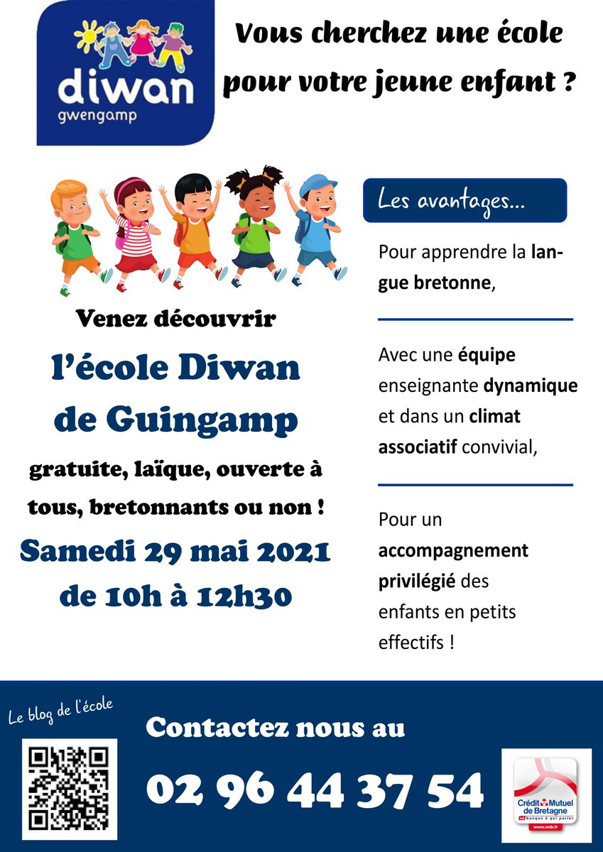 une école en breton prés de chez vous ! #Guingamp #bzh #bzhg Ur skol vrezhonek dre soubidigezh zo e #Gwengamp !