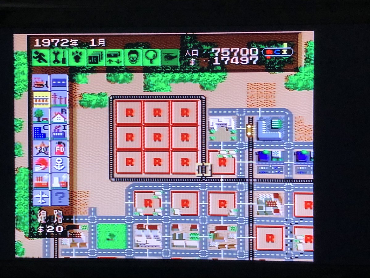 新スーパーファミ男 シムシティ Sfc シナリオ デトロイト攻略開始 こんな感じでやってこうと思うっす でもお金が足りないから全部作れないっす 本当にこのシナリオ初級レベルなのかな ー ゞポリポリ