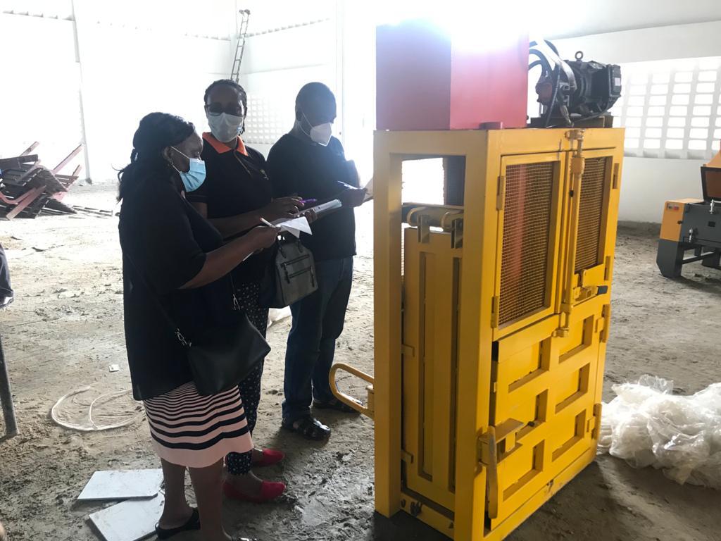 UPOPsKe's tweet photo. #UPOPs team visited Mombasa County for the Inspection of bailers and shredders.These equipment will be very instrumental in Sorting & Management of solid (plastic waste) in Mombasa County. In attendance was the CEC, Dr. Godffrey Nato & county officers. #wastemanagent #solidwaste https://t.co/4FgrABfr1e