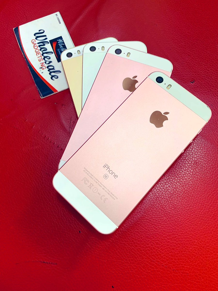 BestacGadgets's tweet photo. QUICK DEAL-
IPHONE SE 64gb- 45k, 128gb- 50k
.
Grade A,Uk Used 
Comes With Warranty
.
Pay on delivery within Lagos 
Pay before delivery outside Lagos
.
Dm or Call- 07068831978
WhatsApp- 09083055037
.
Debo Tinubu Nigerians Adesina Eedris Abdulkareem https://t.co/vF5DSnGonl
