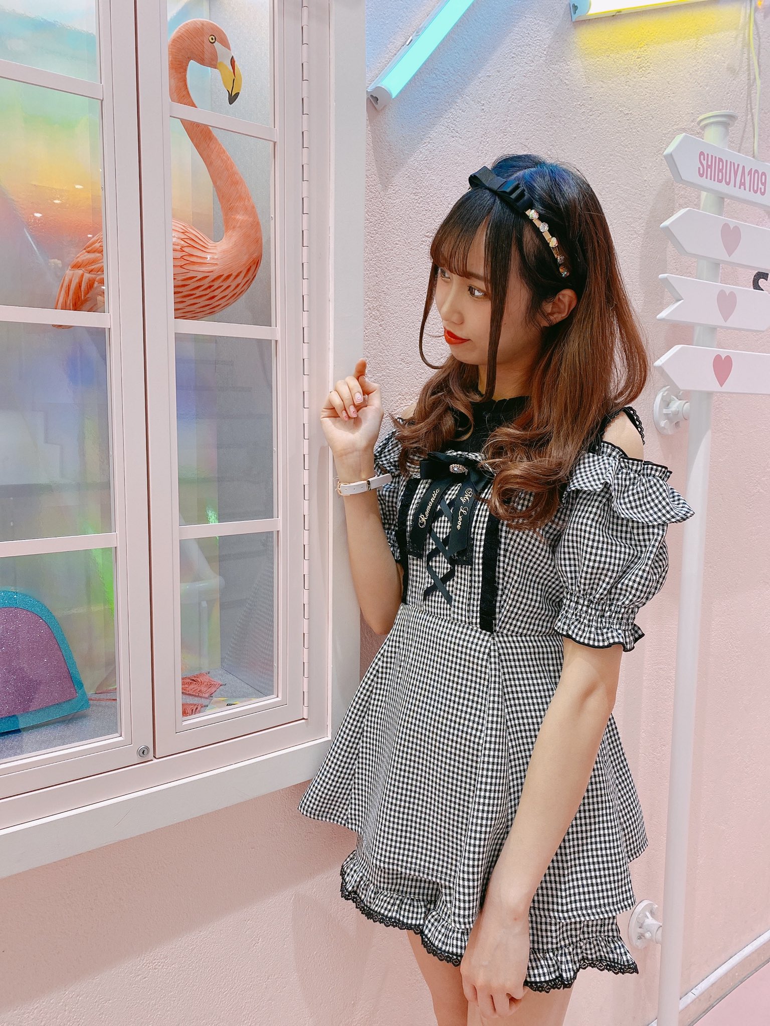 LIZ LISA オープンショルダーチェックワンピース | www.avredentor.com.br