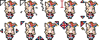 以前公開した座長のマウスカーソルをベースに頭身上げてみました 前作も一部修正し しかきりんのイラスト