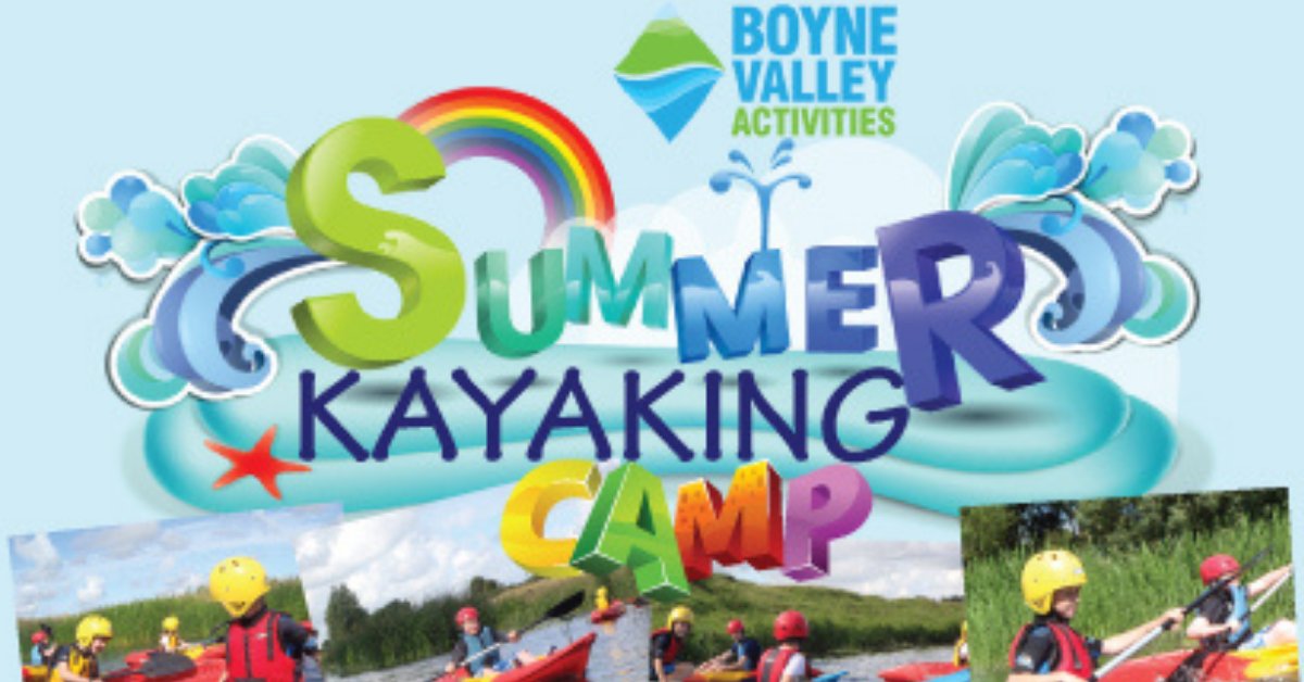 BoyneActivity's tweet image. And we are off! Summer Kayaking Camps are open and booking away faster than a teenager with the Wi-Fi switched off. Get on it quickly!

boynevalleyactivities.ie/index.php/kids…