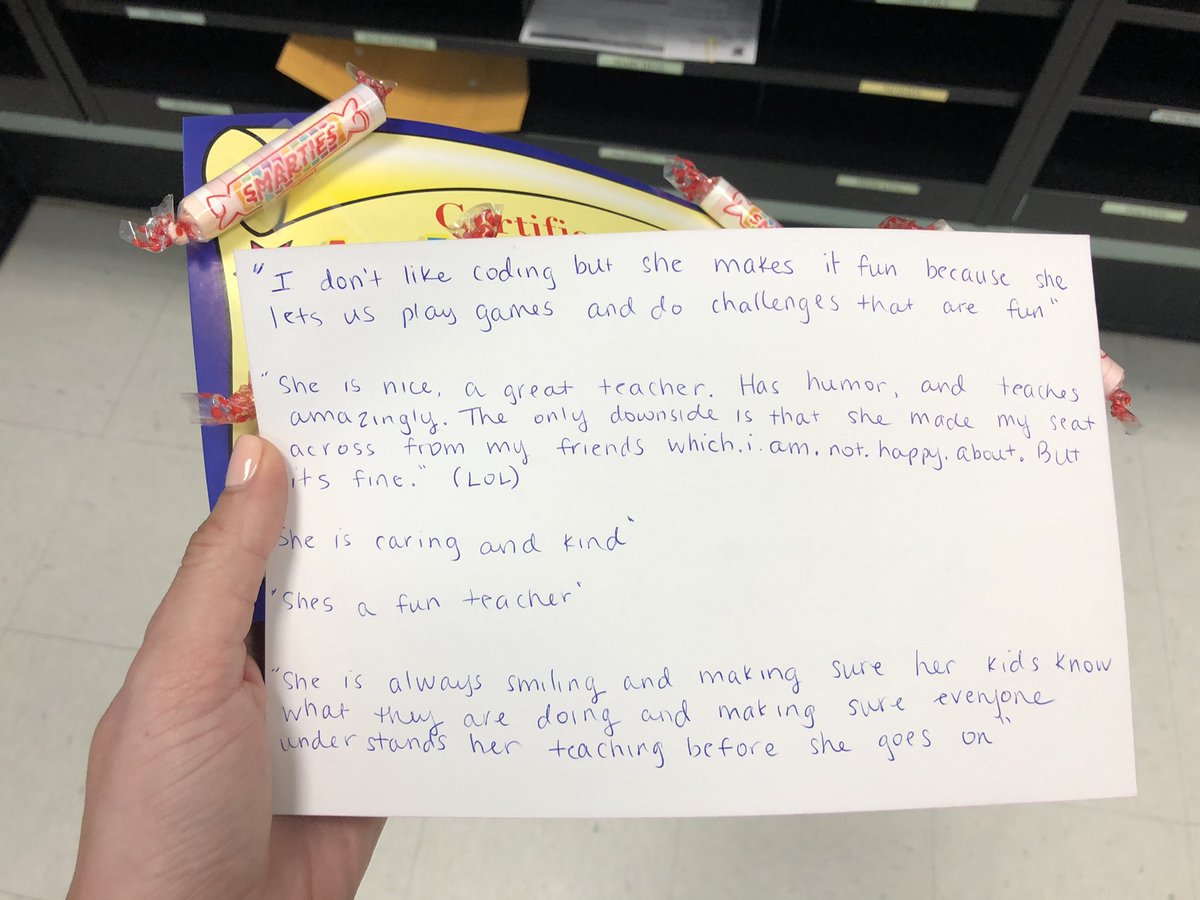 This month we had a THREE WAY TIE for Teacher of the Month! <a href="/MsPTechnology1/">Mrs. Palmese</a> , <a href="/KristieSushko/">Kristie Sushko</a> , and Mr. Perles are the best!!! <a href="/HowittMS/">HMS Dalers</a>