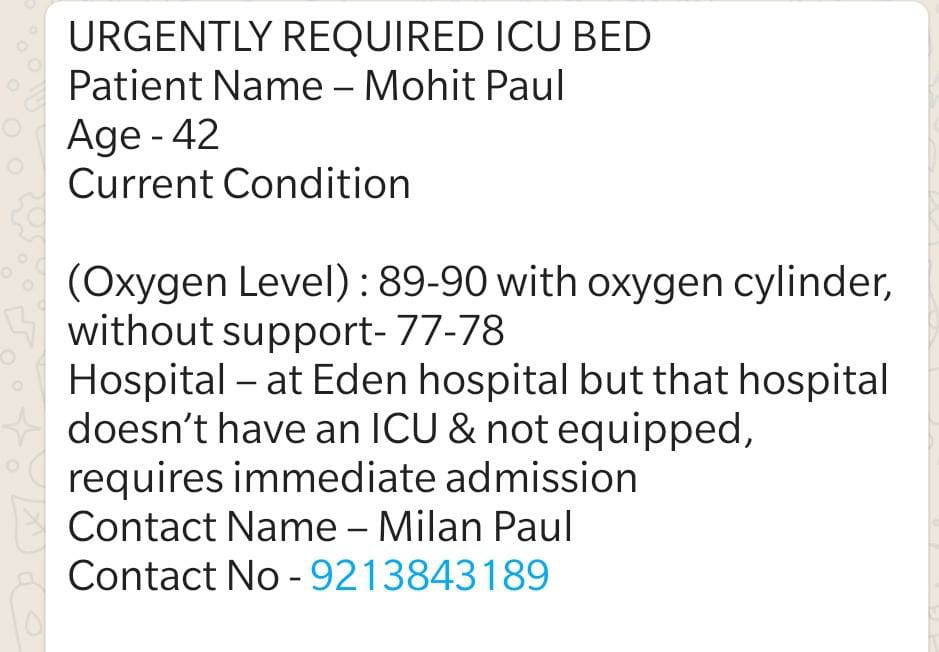 MannyBJP's tweet image. @MukeshSharmaMLA 🙏
@HarishKhuranna भाई साहब आप दोनों ही मदद कर सकते है 🙏 ICU bed needeed #sosdelhi 🆘🆘🆘🆘
@chitraaum
@RubikaLiyaquat 
@prateektv 
@mihirg 
@nefowaoffice 
@Mediaconnect3 
@adeshguptabjp 
@swatcat86 
@RedFMIndia 
@AdityaRajKaul