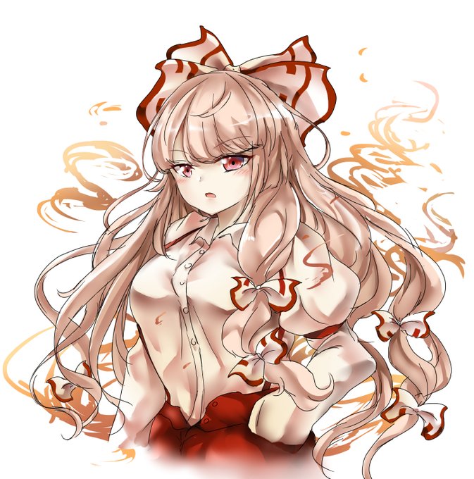 妹紅 (+35分)

 #深夜の真剣お絵描き60分一本勝負 