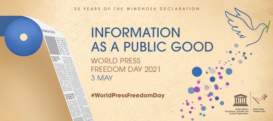 May 3rd is World Press Freedom Day. It is a day of support for media which are targets for the restraint, or abolition, of press freedom. It is also a day of remembrance for those journalists who lost their lives in the pursuit of a story.
 
#WorldPressFreedomDay
