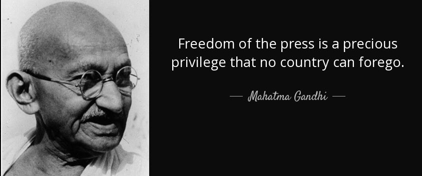 PCITweets's tweet photo. A free society cannot exist without a free press. Every functional democracy needs a free press. 

#WorldPressFreedomDay https://t.co/pnU78oo5Q4