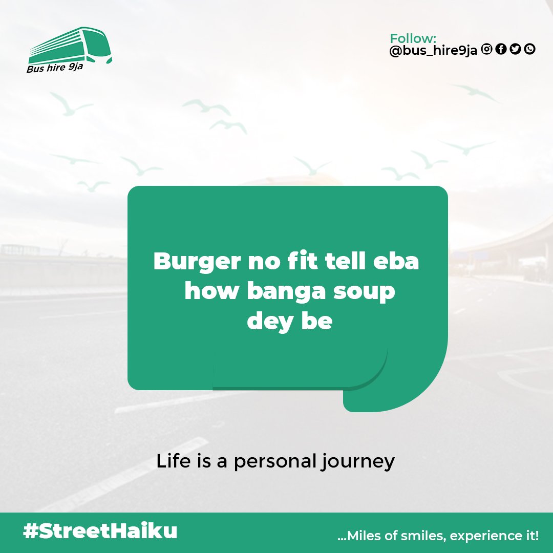 BHire9ja's tweet photo. Life is a personal journey, stop comparing your journey with that of others. Stay winning!

#MondayMotivation #mondaythoughts #Ethereum
#FixTheCountry catfish https://t.co/CkuZ6EHfE4