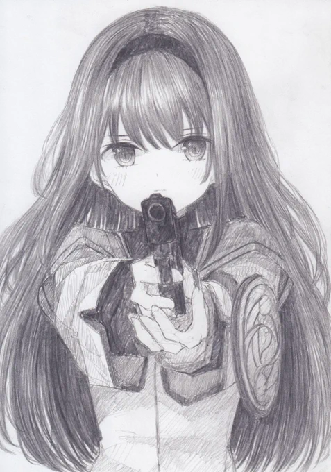 シャーペンで描きました。
もう一度、魔法少女まどか☆マギカより暁美ほむらです
#魔法少女まどかマギカ 