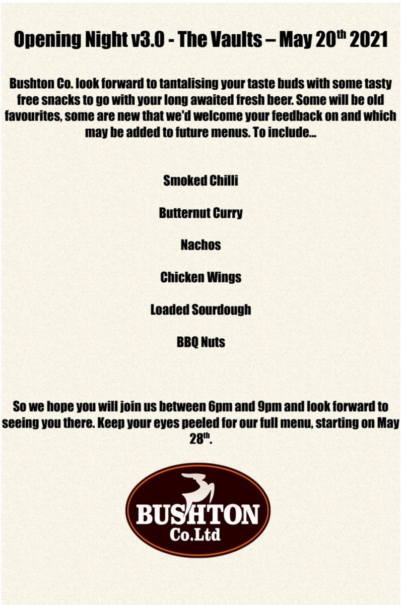 Won't be long now....
#beer #food #friends  #thebestbarindevizesiscomingback