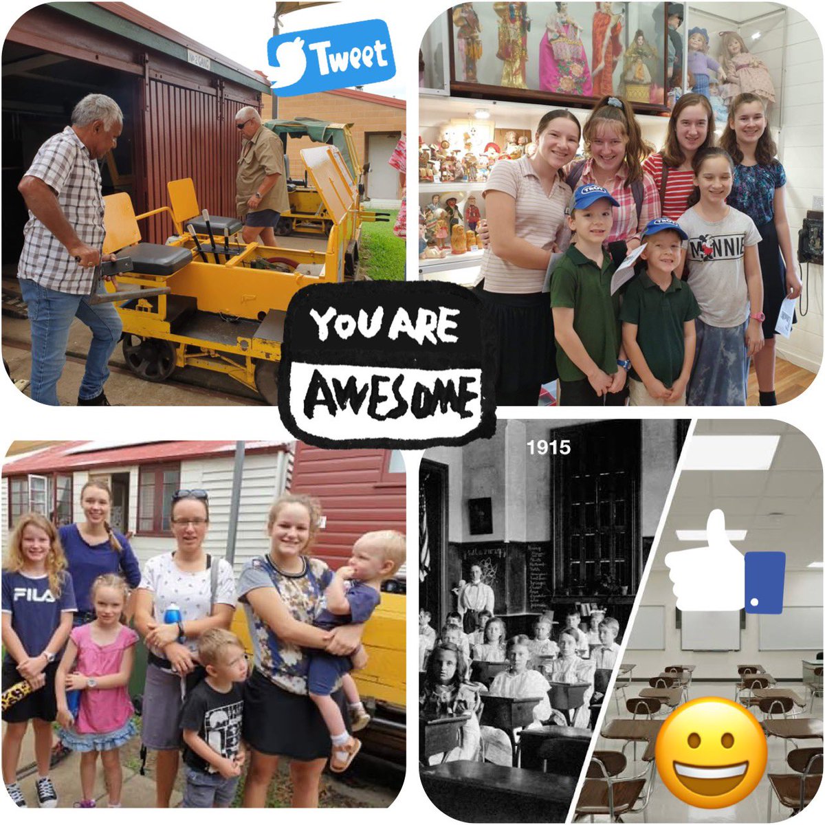 EPHMuseum's tweet image. Thank you Distant Education group.  Our friendly volunteers enjoyed providing the kids a chance to experience museums and develop a personal connection to the past, present and events of our history of Emu Park and the surrounding districts.