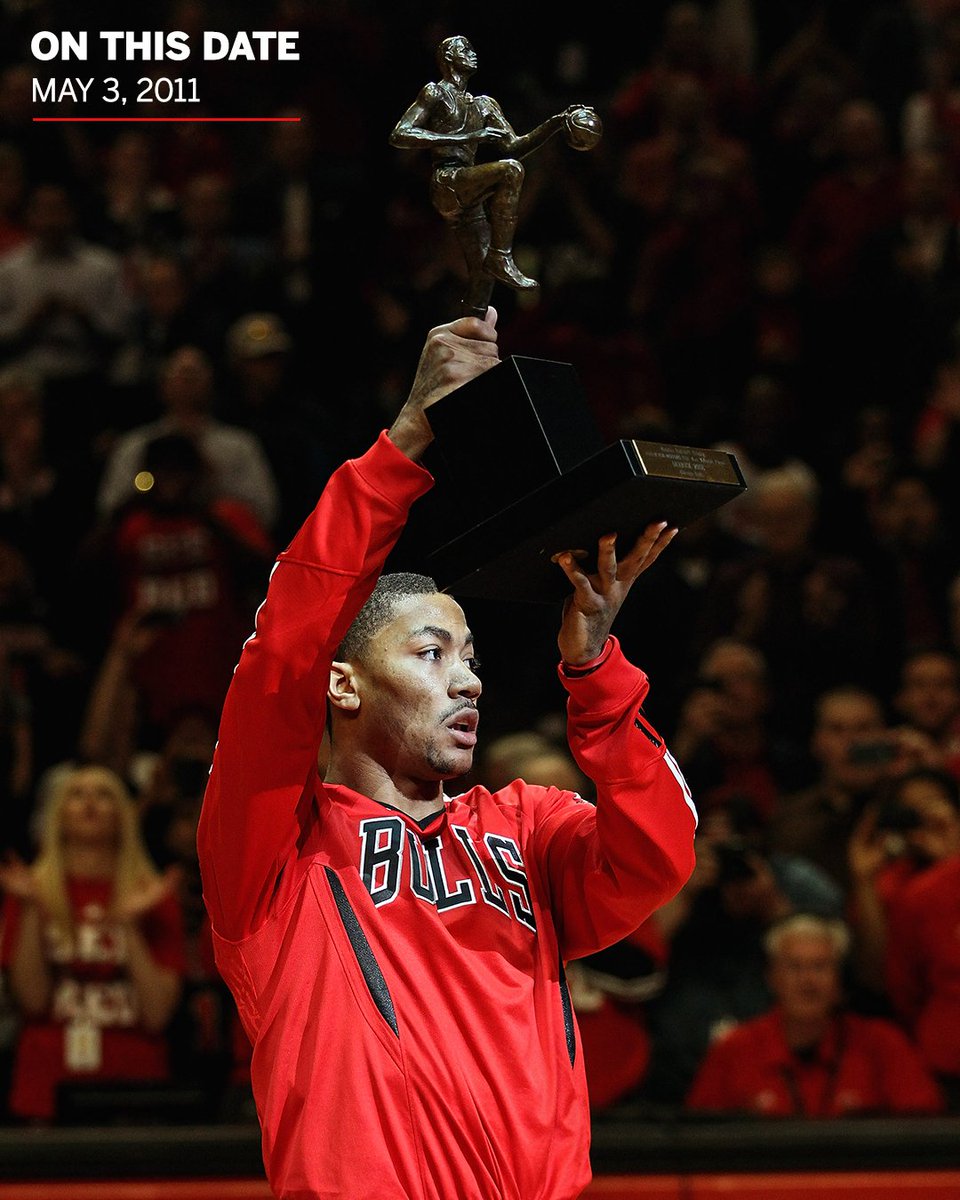 espn's tweet image. 10 years ago today, 22-year-old @drose became the youngest player in NBA history to win the MVP award.

Legendary 🏆🌹
