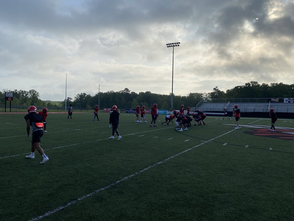 MHSHornet's tweet photo. First spring practice ☑️ https://t.co/SXeszCvepa
