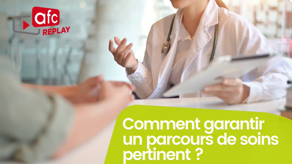 SESSION PARCOURS PATIENT A REVOIR GRATUITEMENT EN REPLAY
▶️ lnkd.in/edQX8Xw

Comment garantir un parcours de soins pertinent ? 

#parcourspatient #AFC #REPLAY