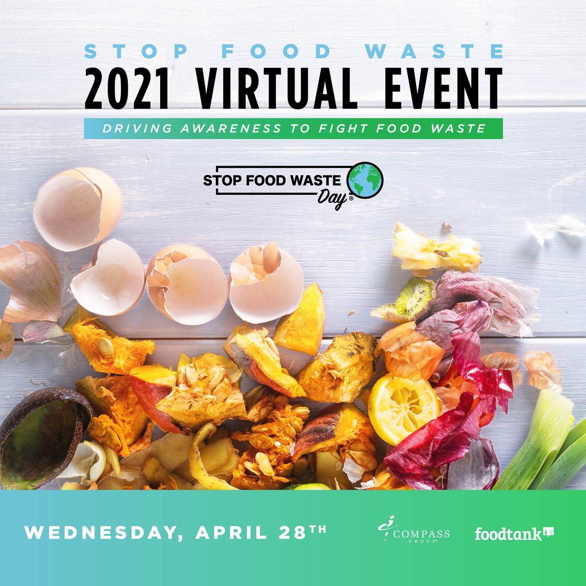 Did you miss our live #StopFoodWasteDay Virtual Event last week? Well don't worry! It's available now on <a href="/foodtank/">Food Tank</a>'s Youtube page. Check it out today as we continue to make everyday #StopFoodWasteDay  ow.ly/u5cf50EDitc <a href="/compassgroupusa/">Compass Group USA</a>  <a href="/envisiongroupUS/">envisiongroupUS</a>