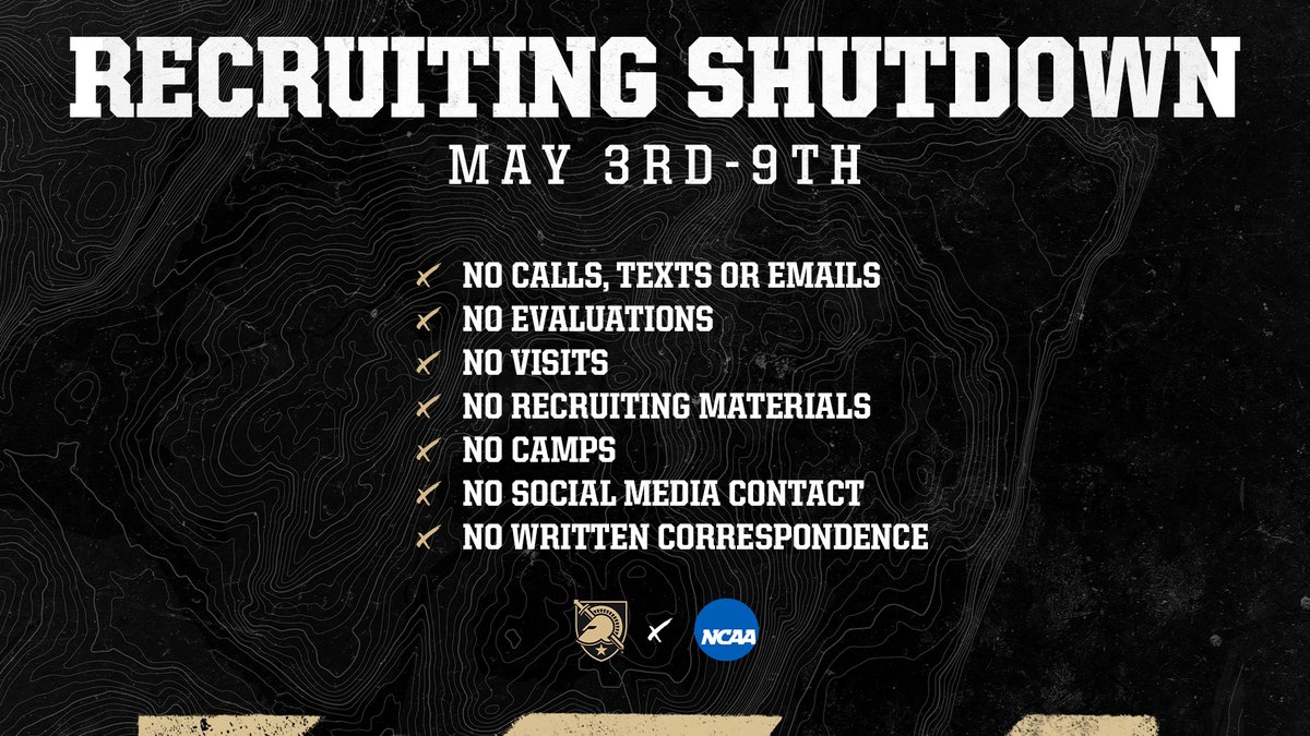 The recruiting shutdown starts today. 

We'll be back soon 🙌