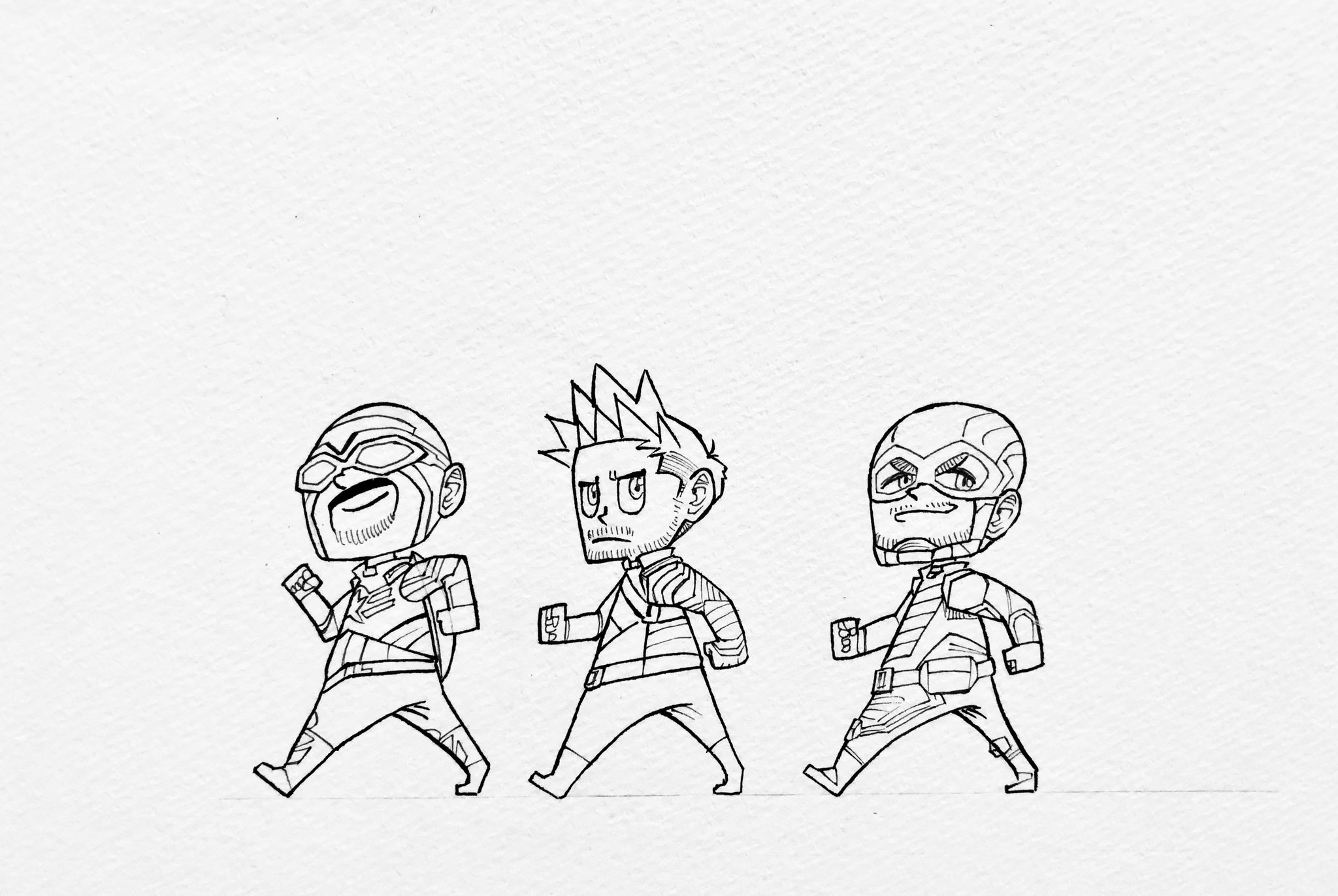 Twitter 上的 リスト ファルコン ウィンターソルジャー 最終回 ちょいネタバレ絵 ファルコンウィンターソルジャー キャプテンアメリカ ウィンターソルジャー Usエージェント アナログイラスト イラスト 絵 なんだかんだ3人まとめてキャプテンアメリカだった